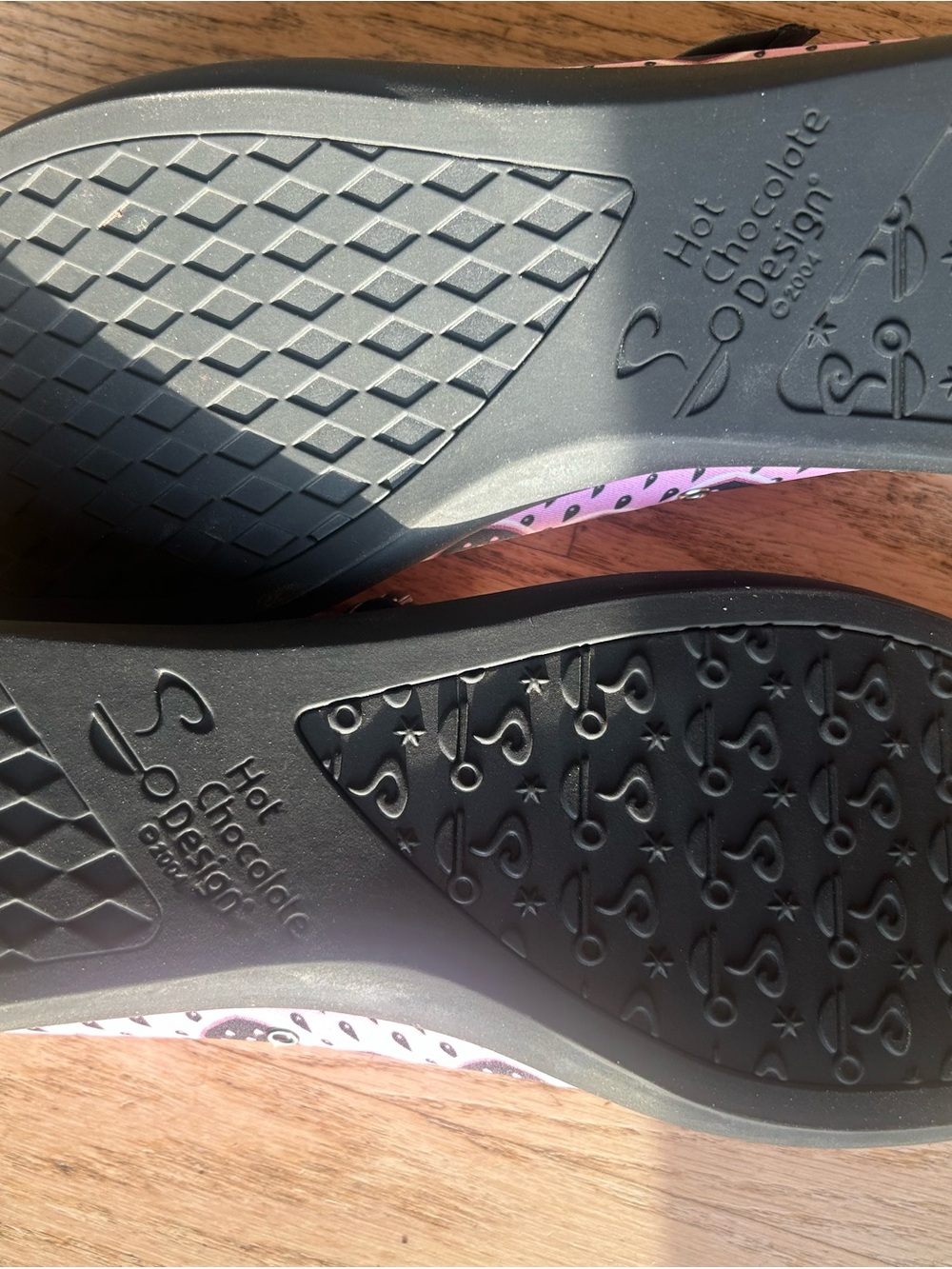 Chocolaticas Pink Strawberry Mary Jane Flats size 38 - Picture 3 of 3